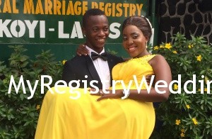 Olayinka and Akinbowale get joins as husband and wife on the 3rd of December 2015. Happy married life