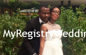 Nene and Richard legalize their union on the 4th of December 2015. Wishing them lots of joy and happiness like the unending circle of your ring.