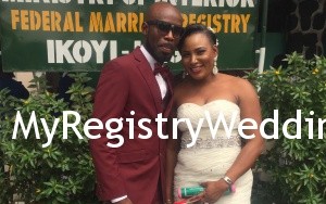 Faith say I do to Jason Okoye on the 4th of December 2015. A very Big congrats to them. See more pics after the cut...
