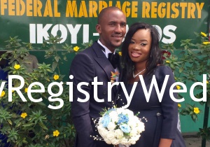Bimbo and lekan Ayinla had their registry wedding on the 28th of January 2015. See more pics after the cut..