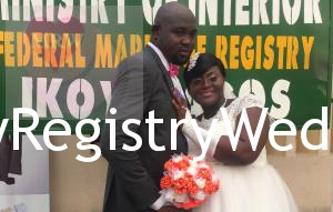 Omolara and Abioye Oloye had their Registry marriage on the 21st of January 2016.