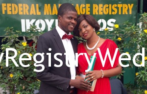 Adetoun and oluwagbemiga seal their love on the 4th of February at Ikoyi Registry