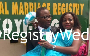 Adetayo and Ayobami had their Registry wedding on the 25th of February 2016. Wishing them a successful married life.