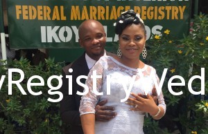 Temitope vowed to love Aderenle Pereria for better for worse on the 3rd of March 2016. 