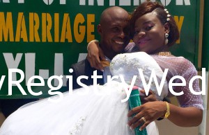 Tosin and Femi take their marriage vows on the 17th of March 2016 at Ikoyi Registry.