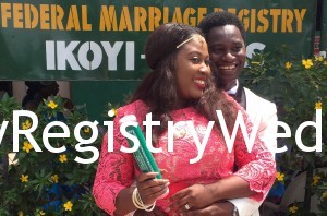 Doris Walk down the Aisle with Timothy on the 4th of March 2016. 