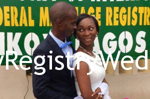 Joy and Peter legalize their union on the 28th of April 2016.