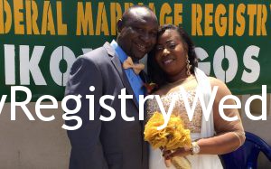 Adeola and James legalize their union on the 5th of May 2016. Wishing the couple a union filled with love and happiness