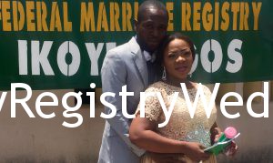 Bisoye weds her love Olumiya at Ikoyi Registry on the 5th of May 2016. See more pics after the cut...