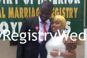 Remilekun looks stunning as she tie the knot with Omotayo on the 5th of April 2016.
