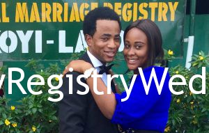 Blessing marries her sweetheart Rotimi Ayodele-Oba on the 19th of May 2016 at Ikoyi Registry. A very Big congrats to them 