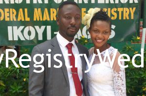 Abiola and Nathaniel had their RegistryWedding on the 19th of May 2016. Happy Married Life