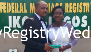 Yetunde promise to love and cherish Bamidele forever on the 19th of May 2016.