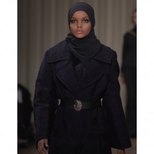 Halima Aden Rocks Hijab on runway