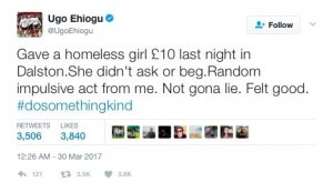 Ugo Ehiogu last tweet