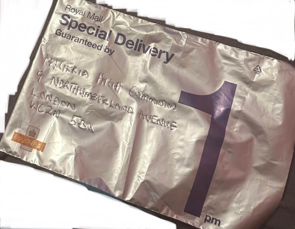 Royal Mail C4 Special Delivery Envelope