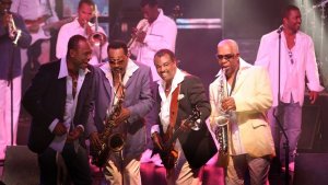 Koolandthegang performs in Uganda