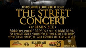 The street concert by Reminisce On the 25th of February 2017
