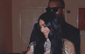 kim Kardashian and Kanye West