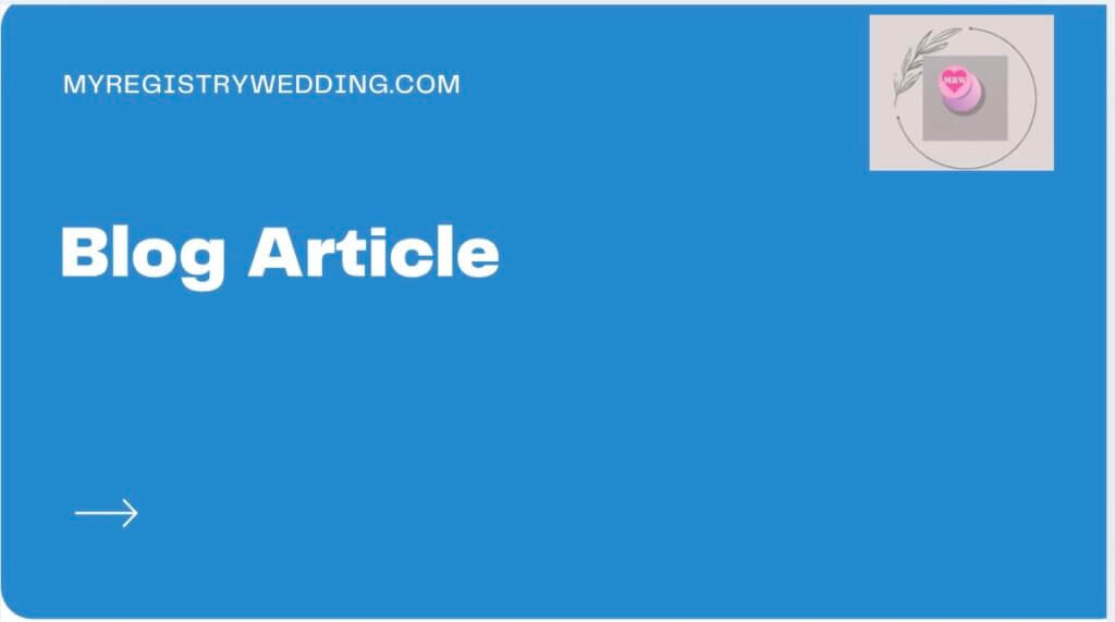 Myregistrywedding